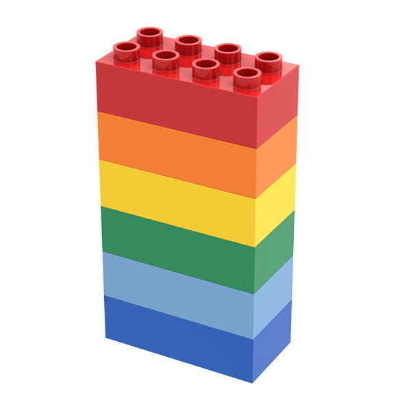 Sets SIX BRICKS in DUPLO®-formaat