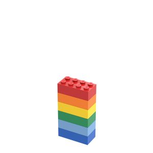 Sets SIX BRICKS in LEGO®-formaat